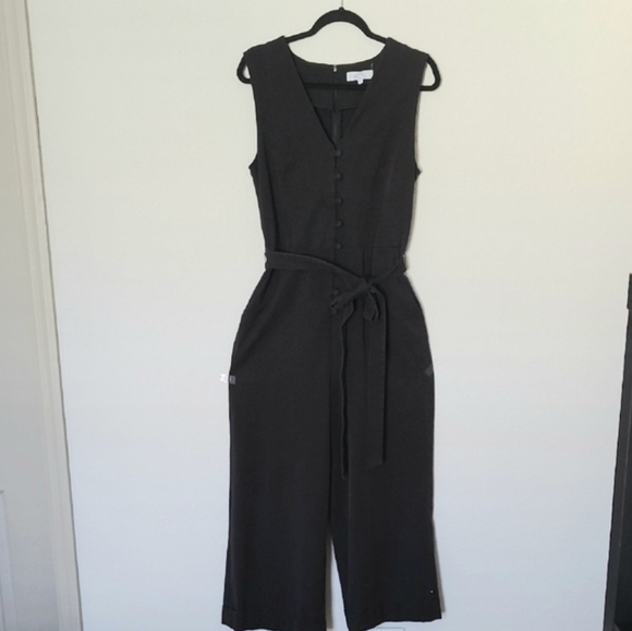 PEARL by Lela Rose Stretch Jumpsuit Sz 8 - Picture 2 of 16
